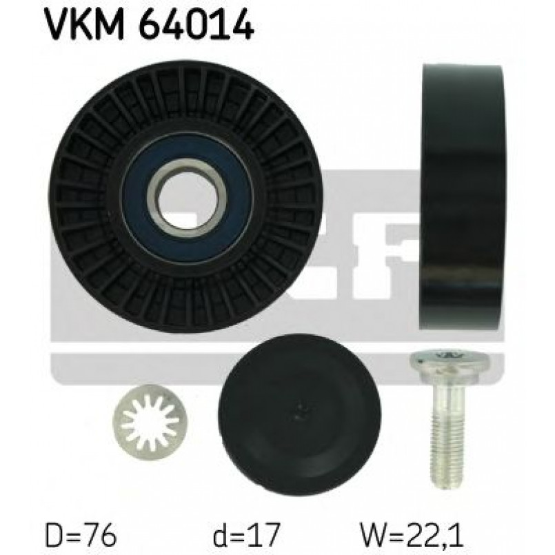 VKM 64014 SKF Ролик модуля натягувача ременя